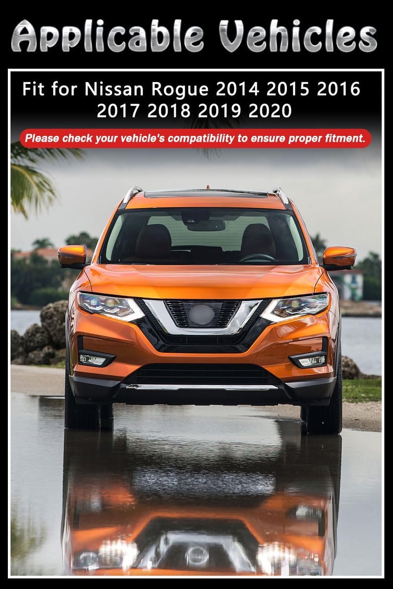 BriYorWay Vent Shades Rain Guards for Nissan Rogue 2014 2015 2016 2017 2018 2019 2020 Accessories, for Nissan Rogue Window Deflectors Window Visors - Image 2